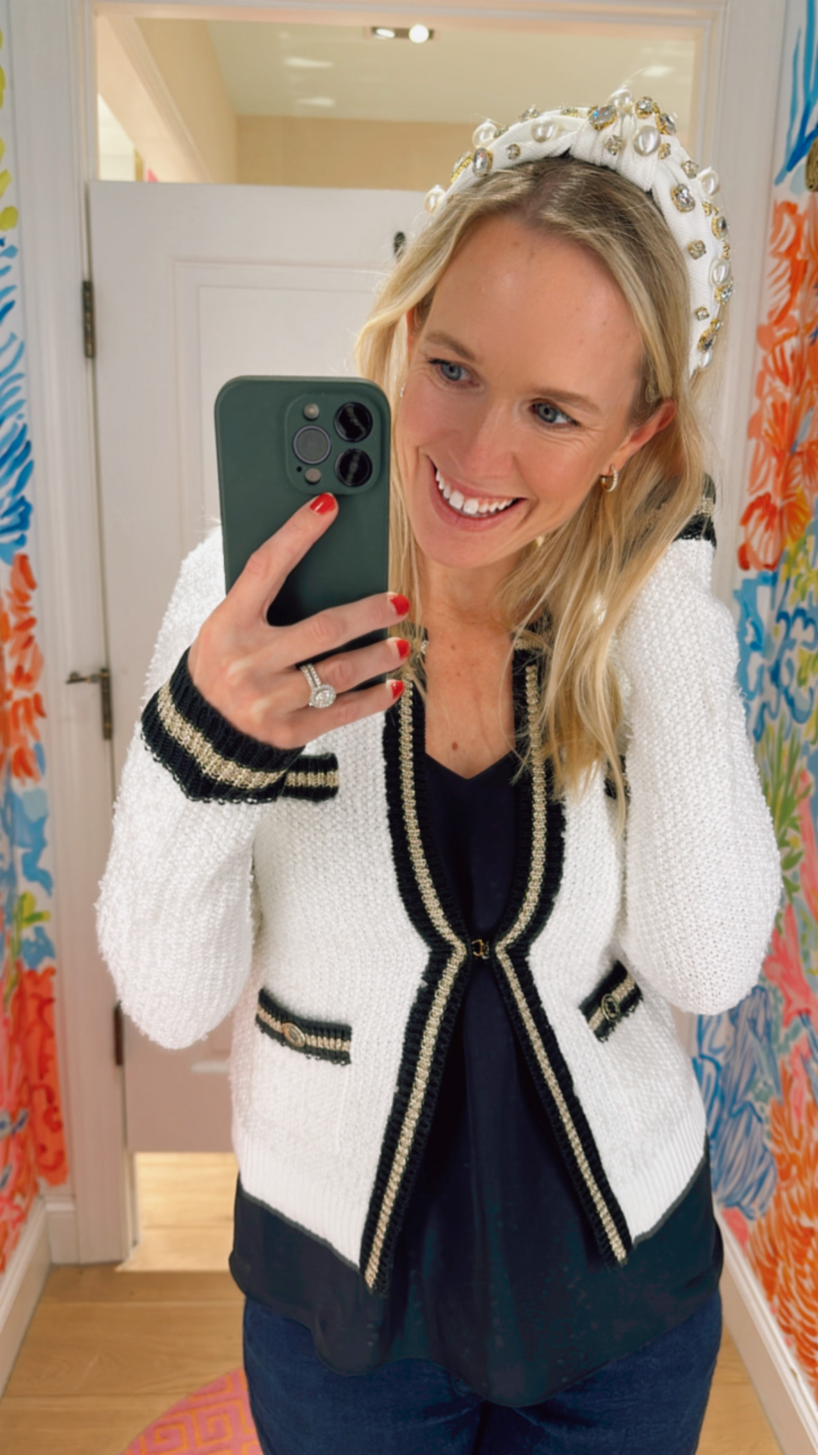 Lilly pulitzer store gold sweater