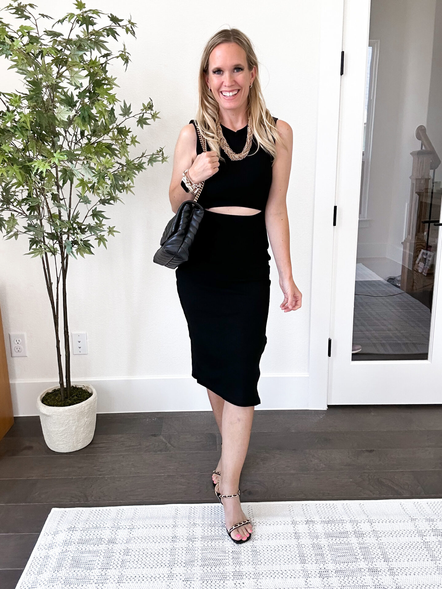 Amazon fashion favorites | black cutout dress